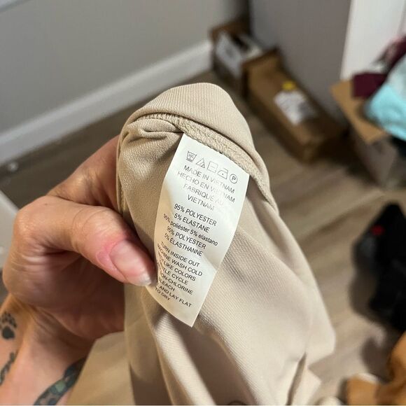 Michael Kors Tan Sleeveless Jumpsuit - Picture 7 of 7